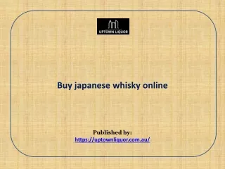 Buy japanese whisky online