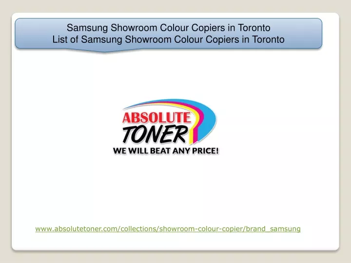 samsung showroom colour copiers in toronto list