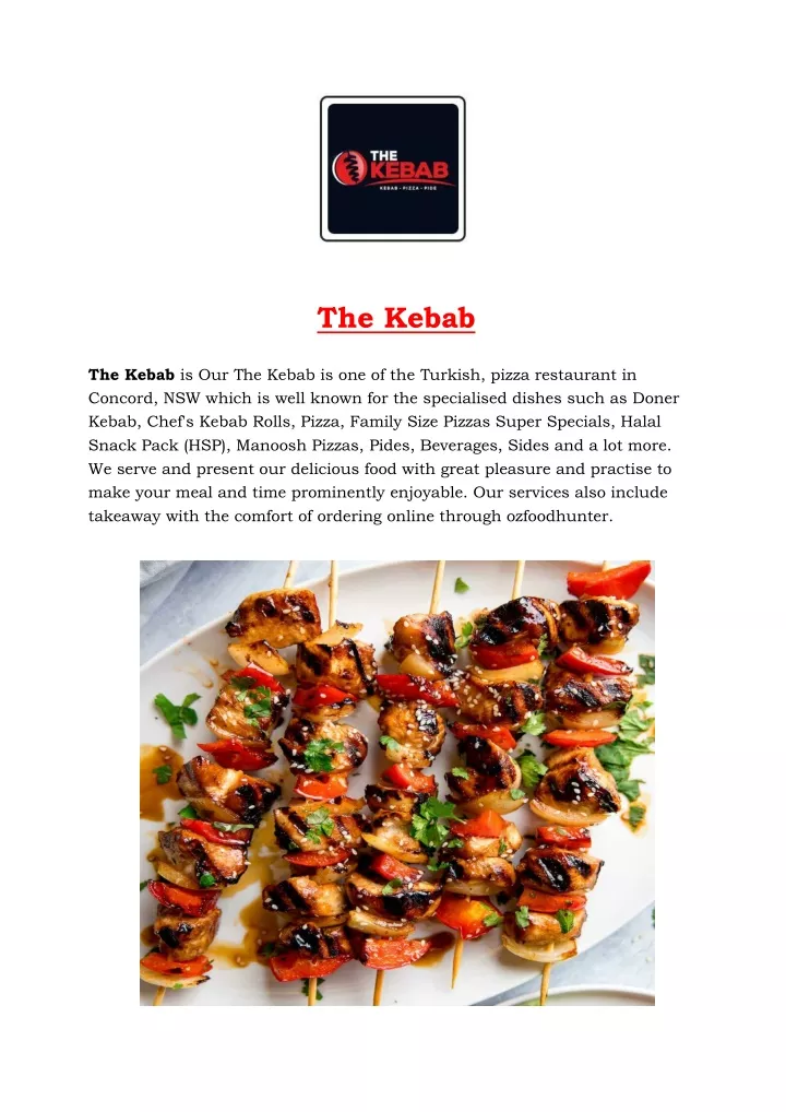 the kebab
