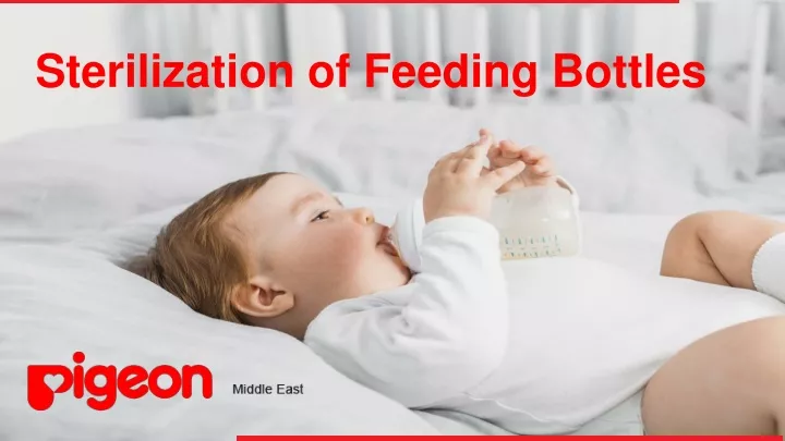 sterilization of feeding bottles