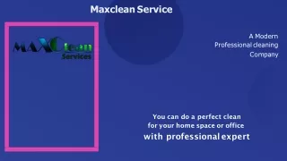 Bond Cleaning: Maxclean Service