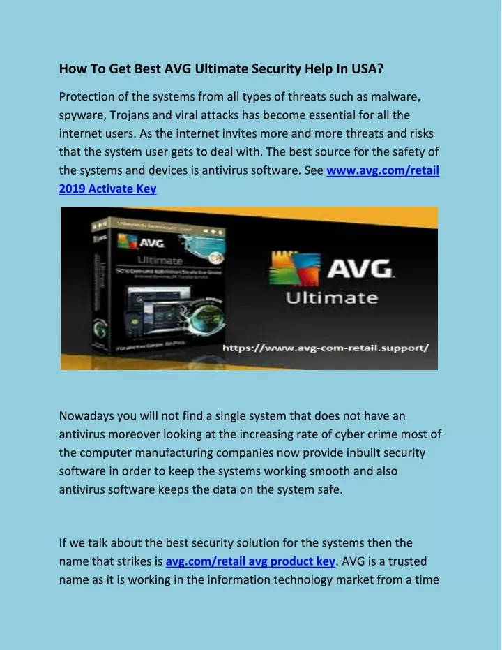 how to get best avg ultimate security help in usa