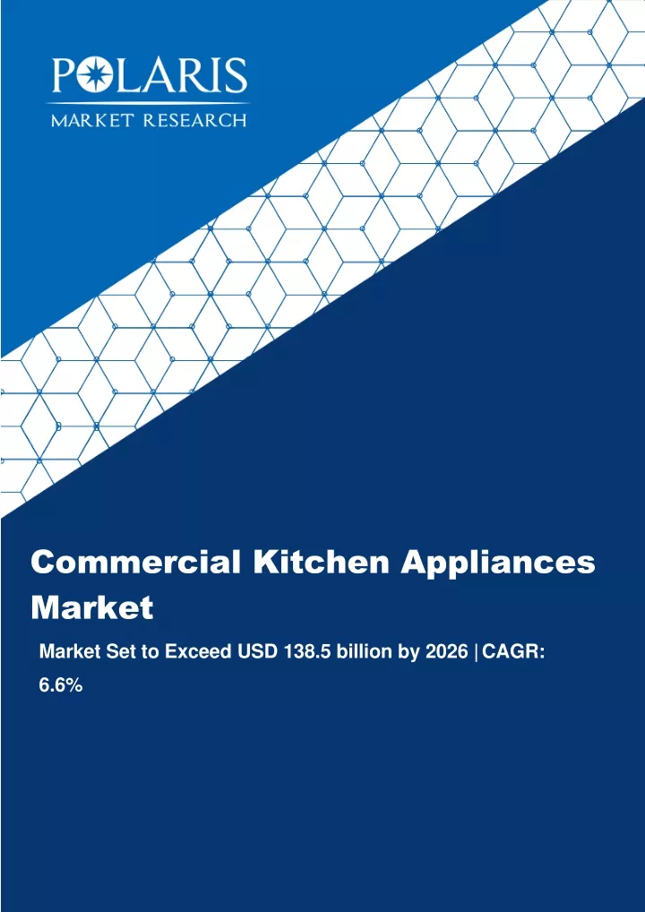 commercial kitchen appliances market