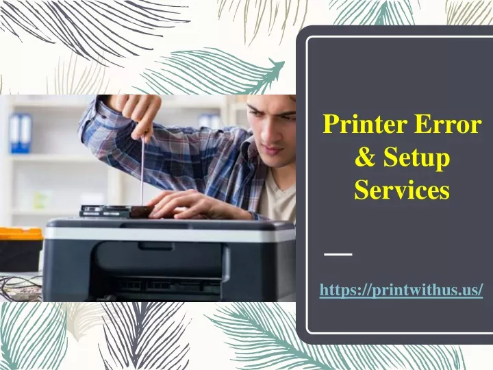 printer error setup services