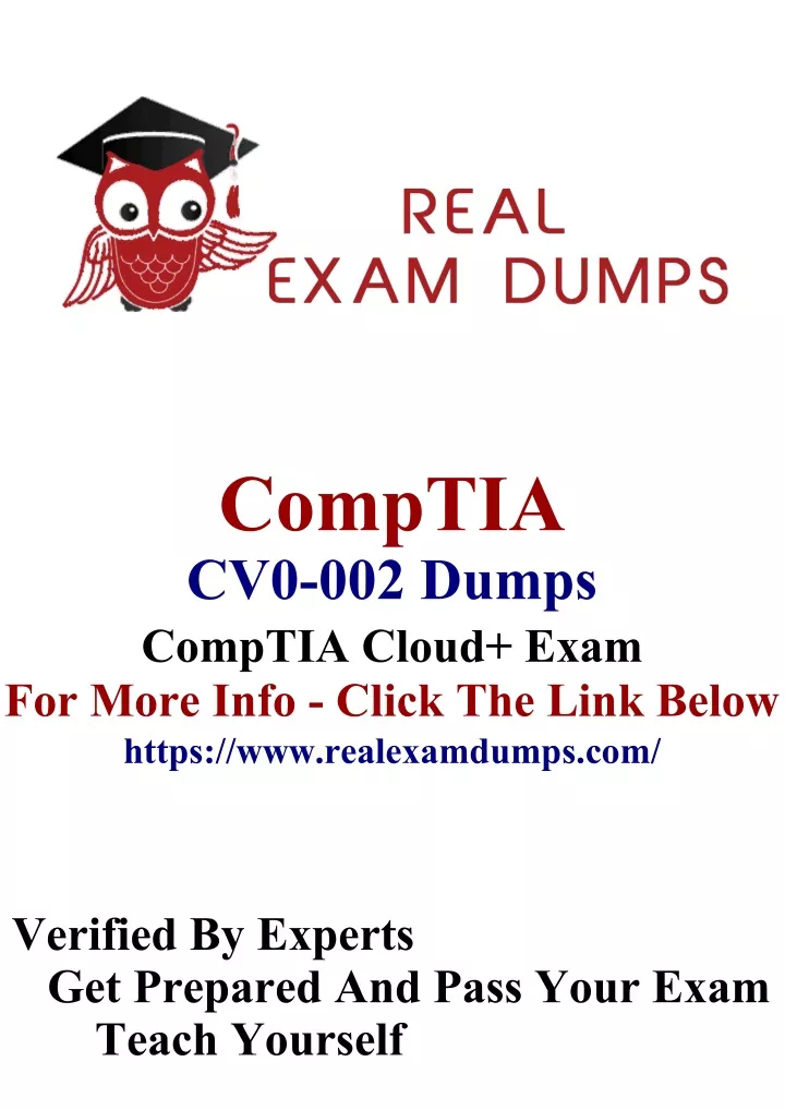 comptia cv0 002 dumps comptia cloud exam for more