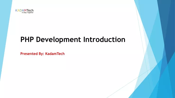 php development introduction