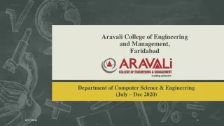 aravali college of engineering and management faridabad