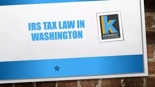 IRS Tax Law in Washington