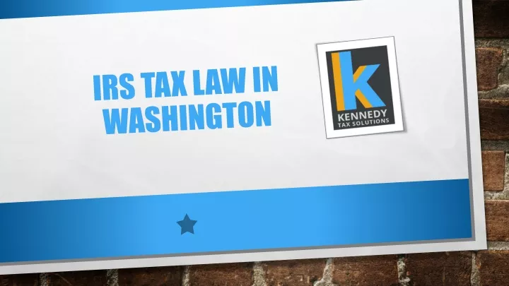 irs tax law in washington