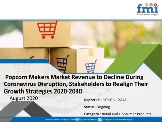 popcorn makers market revenue to decline during