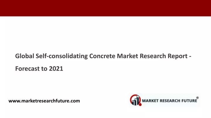 global self consolidating concrete market