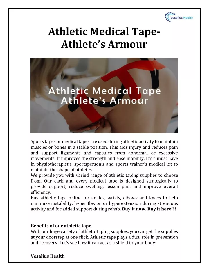 athletic medical tape athlete s a rmour