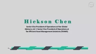 h h i i c c k k s s o o n n c c h h e e n n