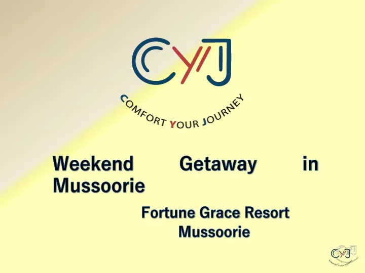 weekend getaway in mussoorie fortune grace resort