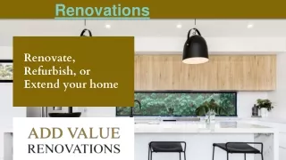 ADD VALUE RENOVATIONS