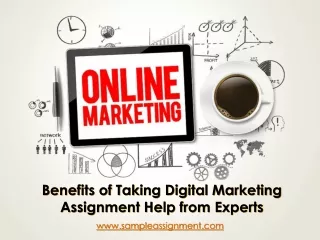 Benefits of Taking Digital Marketing Assignment Help from Experts
