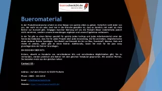 bueromaterial