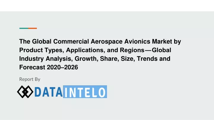 the global commercial aerospace avionics market