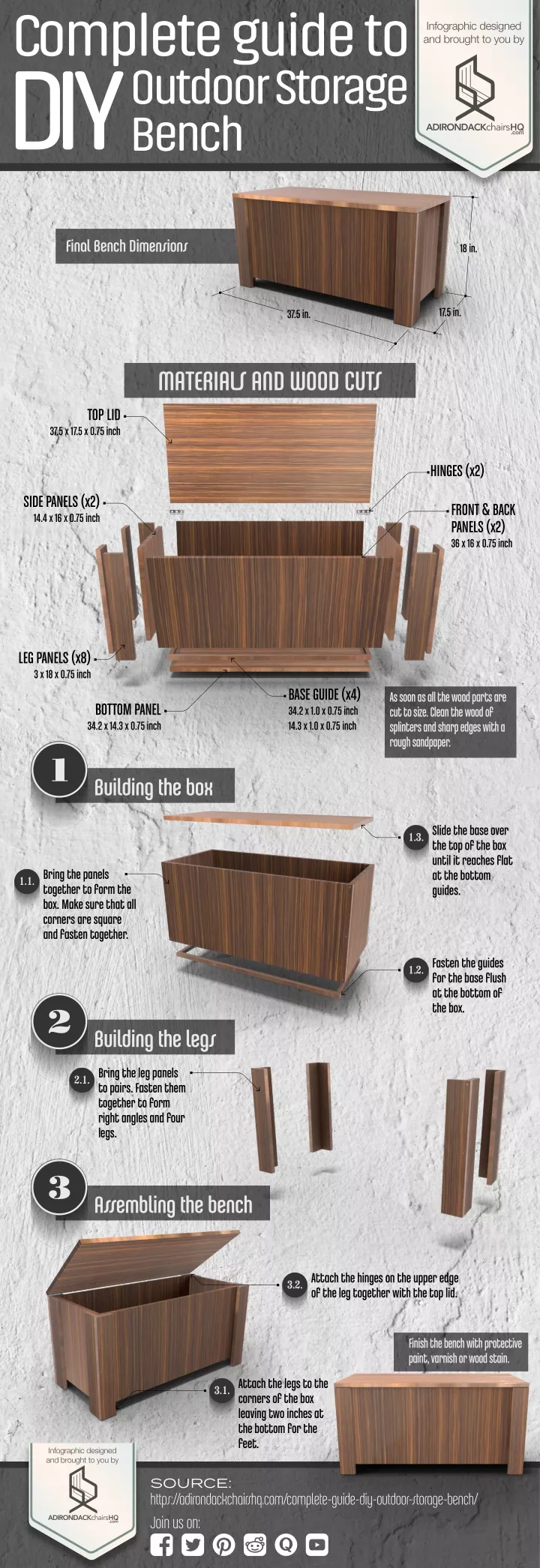 complete guide to outdoor storage bench diy