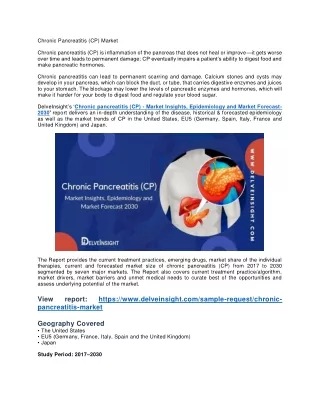 chronic pancreatitis cp market chronic