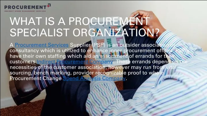 what is a procurement specialist organization