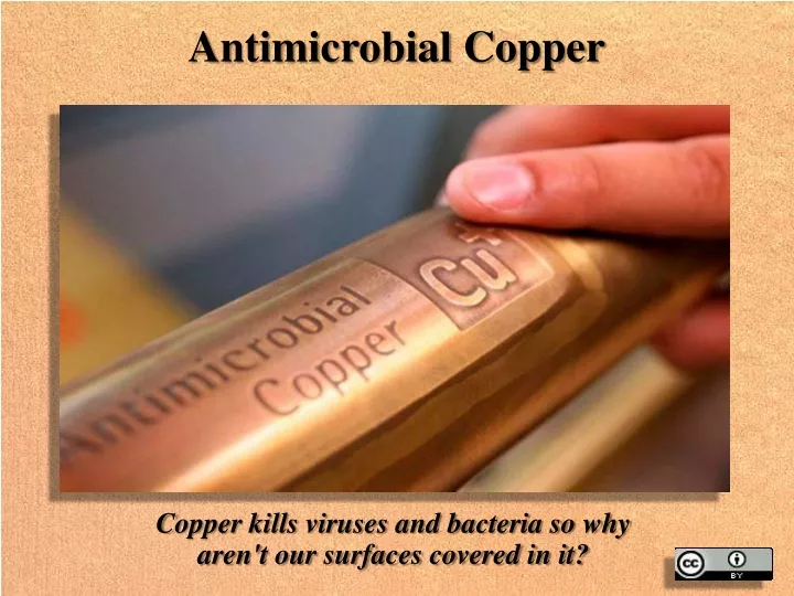 antimicrobial copper