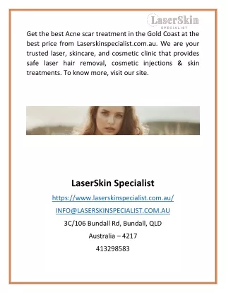 Online Acne Consultation | Laser Skin Clinics Gold Coast