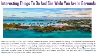 interesting things to do and see while