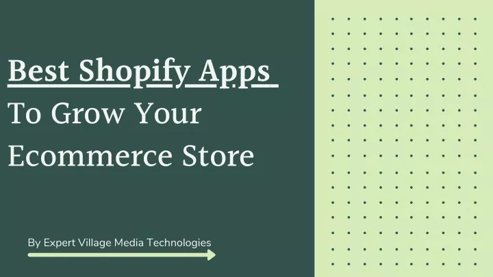 best shopify apps to grow your ecommerce store