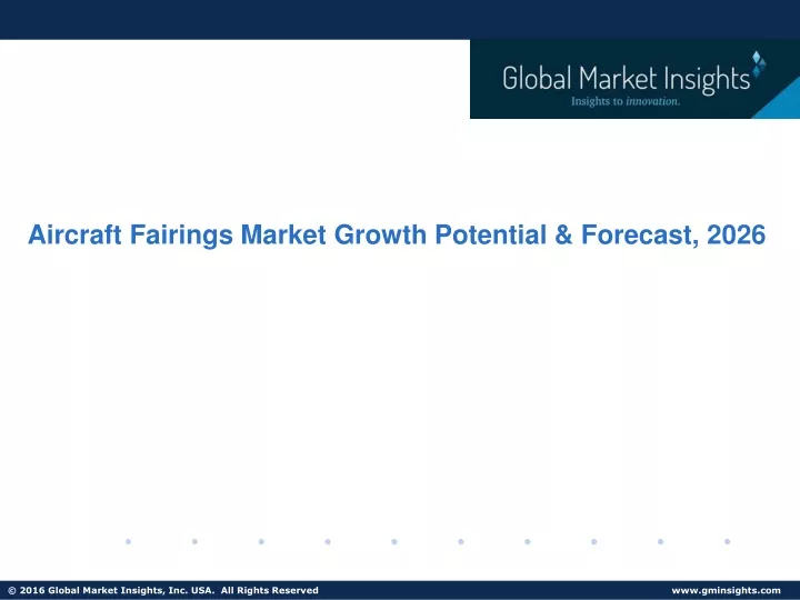aircraft fairings market growth potential