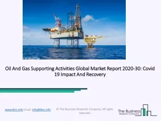 oil and gas supporting activities global market