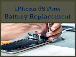 iphone 6s plus battery replacement