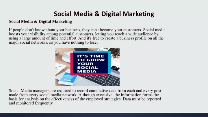 social media digital marketing social media
