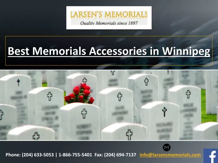 best memorials accessories in winnipeg