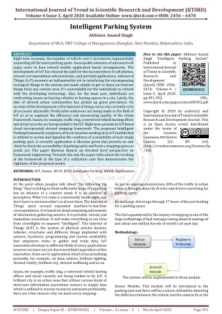 international journal of trend in scientific
