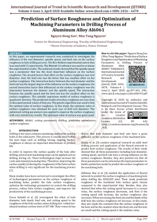 international journal of trend in scientific