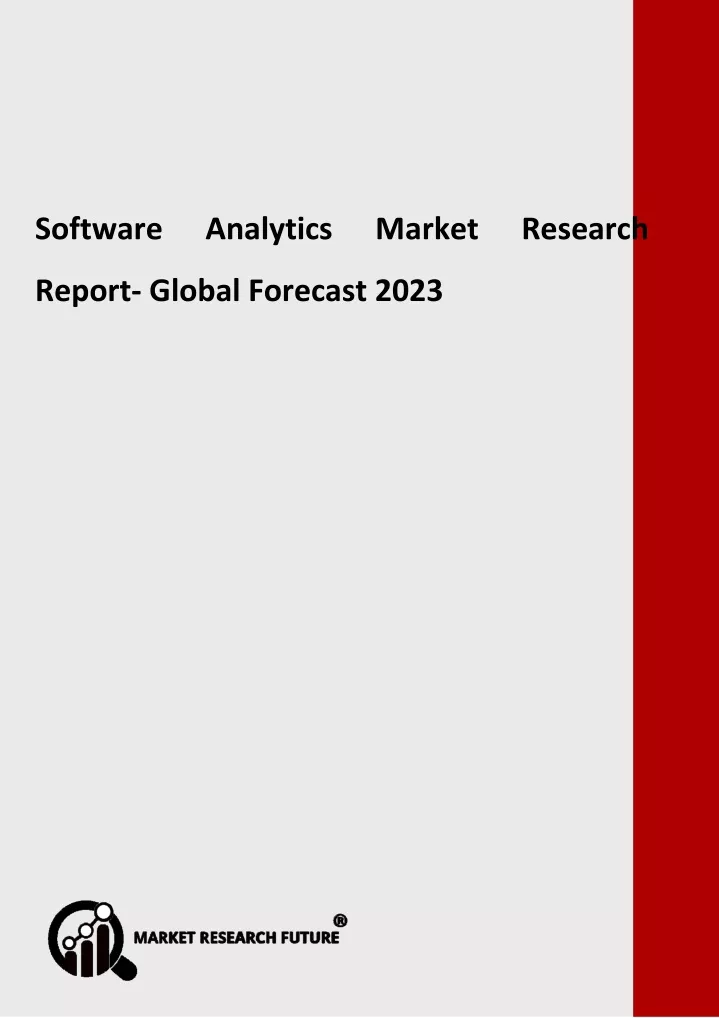 software analytics market research report global