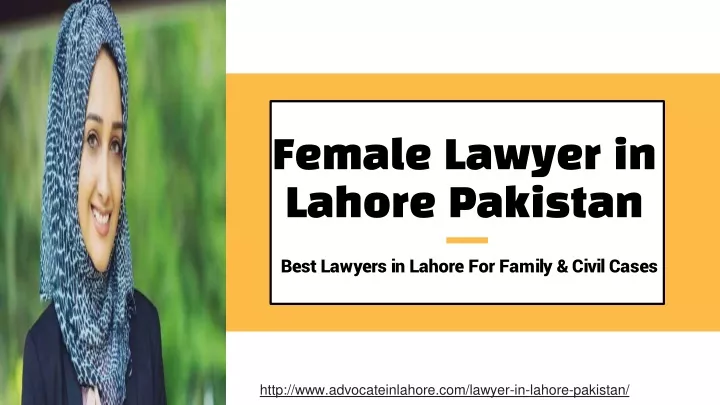 female lawyer in lahore pakistan