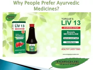 Why People Prefer Ayurvedic Medicines?