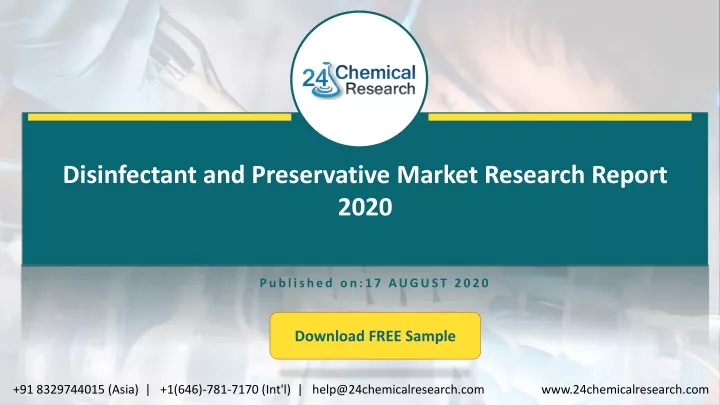 disinfectant and preservative market research