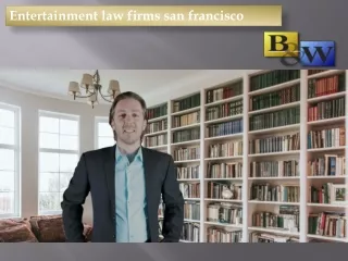 Entertainment law firms san francisco