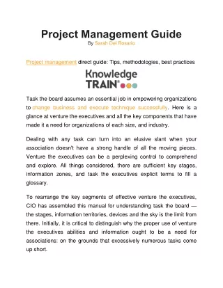 Project Management Guide