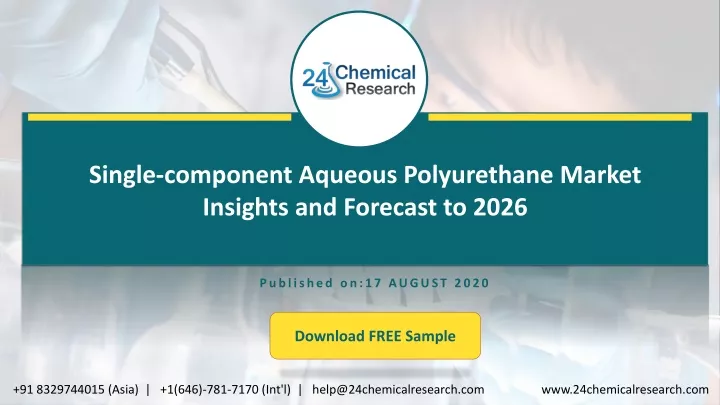 single component aqueous polyurethane market