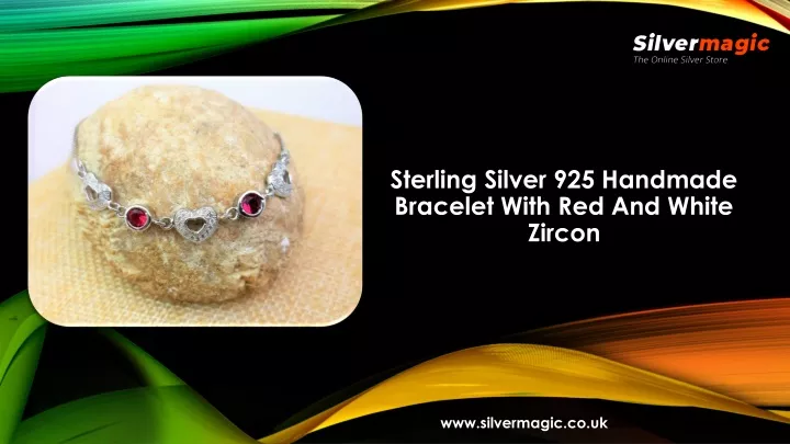 sterling silver 925 handmade bracelet with