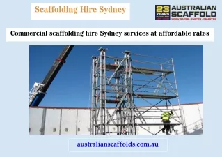 Scaffolding Hire Sydney