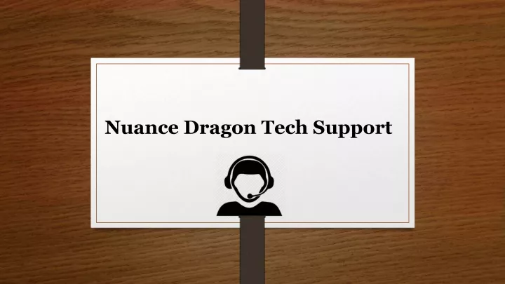nuance dragon tech support