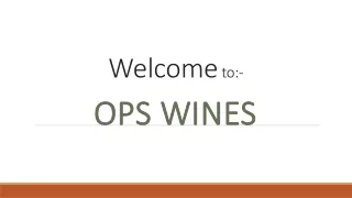 welcome to