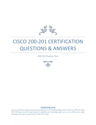 cisco 200 201 certification questions answers