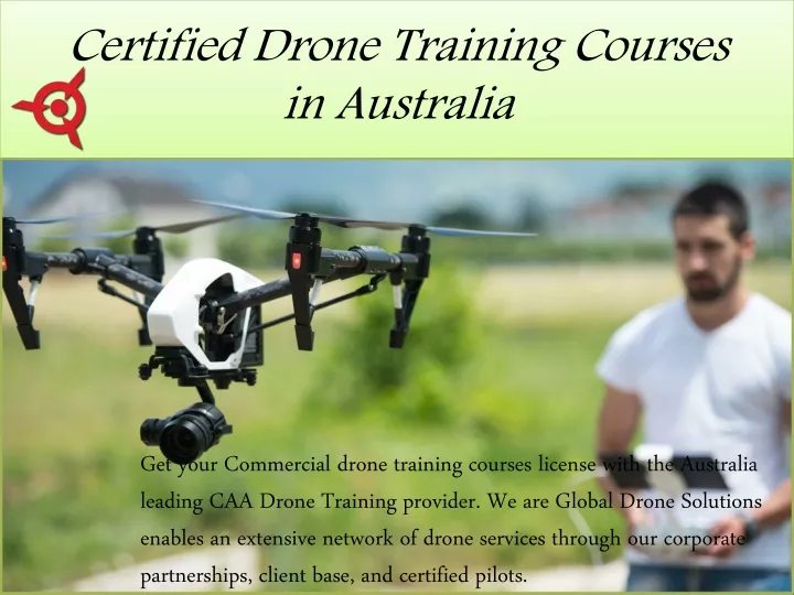 certified drone training courses in australia