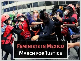 Mexico's women protest gender violence